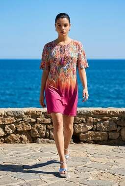 Lauren Ralph Lauren Paisley Print Tassel Tunic Swim Coverup Dress